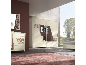 Manhattan art 6085 finitura Bianco Stil con dettagli Tabacco Chiaro