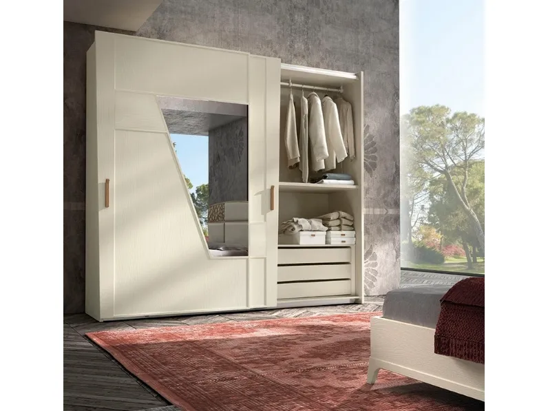 Armadio Manhattan art 6092 finitura Bianco Stil di Padovani Mobili