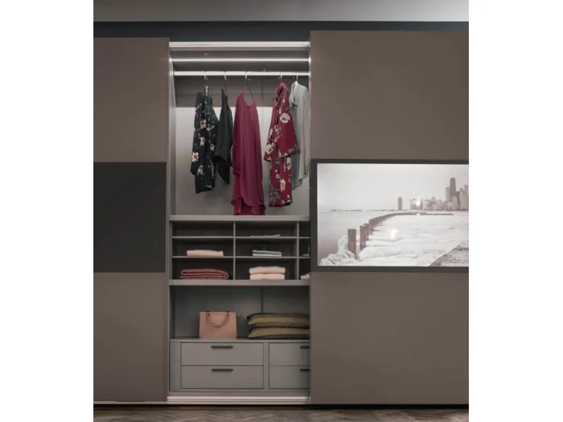 Armadio con TV Planblog3 di Maronese