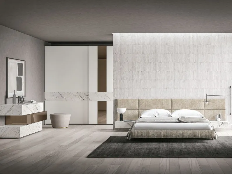 Armadio con ante scorrevoli Materia261 01 di Passione Italiana