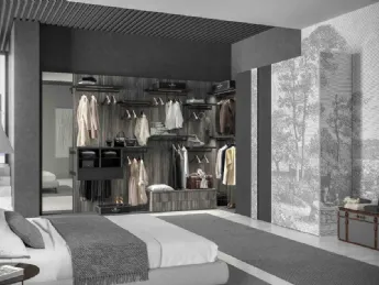 Cabina armadio Mati 02 di Tumidei: eleganza e funzionalità su misura.