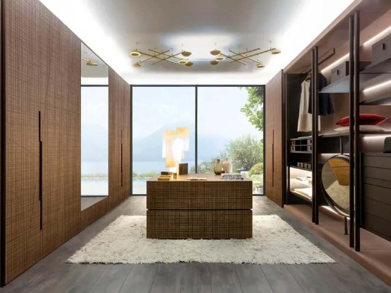 Armadio in legno scolpito ad anta battente Maxima di Laura Meroni