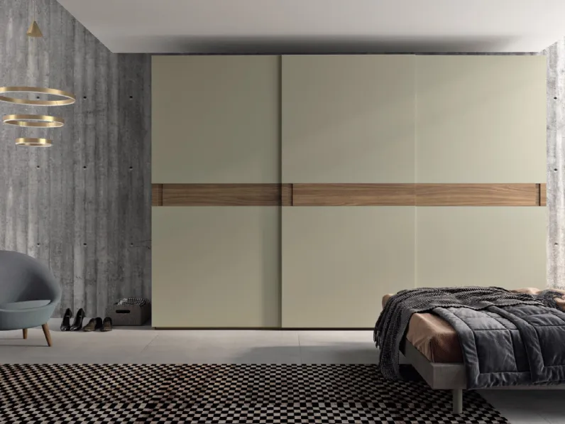 Armadio con ante scorrevoli Mood di Zanotti Mobili