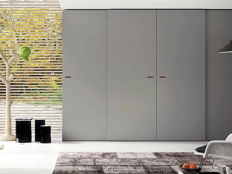 Armadio Must Scorrevole laccato opaco Fango di Archimede