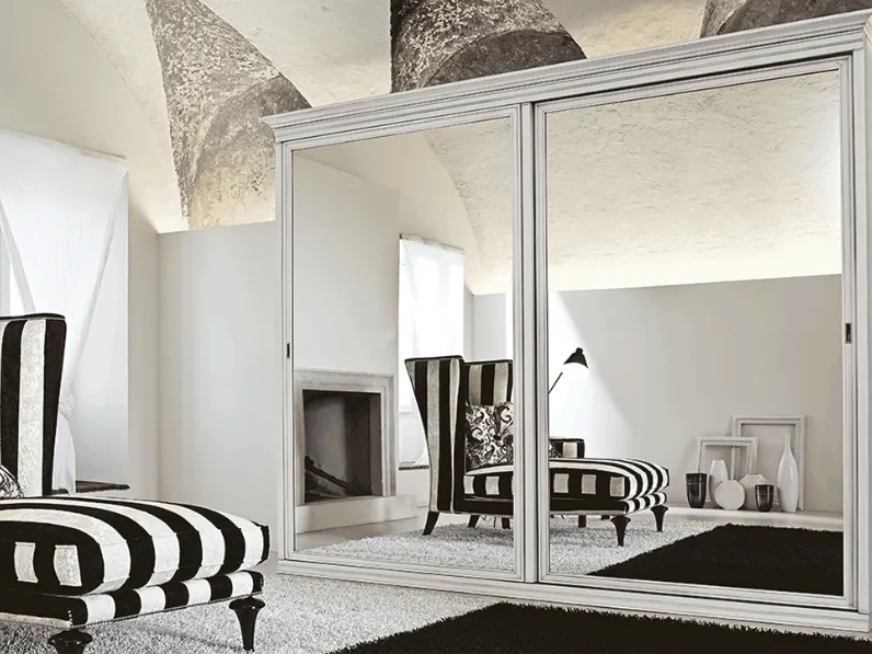 Armadio con ante scorrevoli a specchio Notre Dame di Betamobili