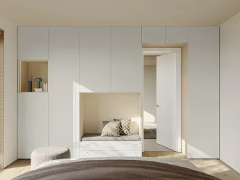 L'armadio One R101 di Colombini Casa unisce design moderno e funzionalità per ottimizzare ogni ambie