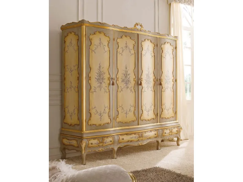 Armadio intagliato Opera 284 di Andrea Fanfani