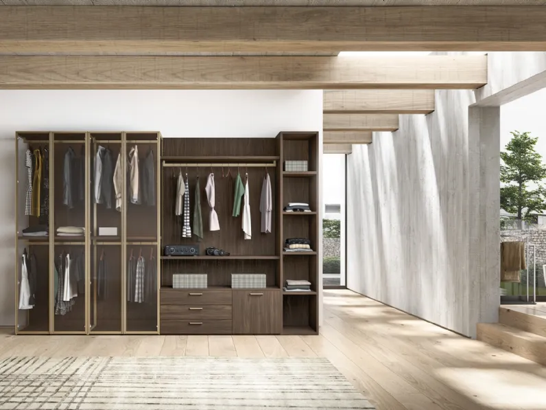 Armadio ad ante battenti Opera GH035 di Abitare Mobilstella