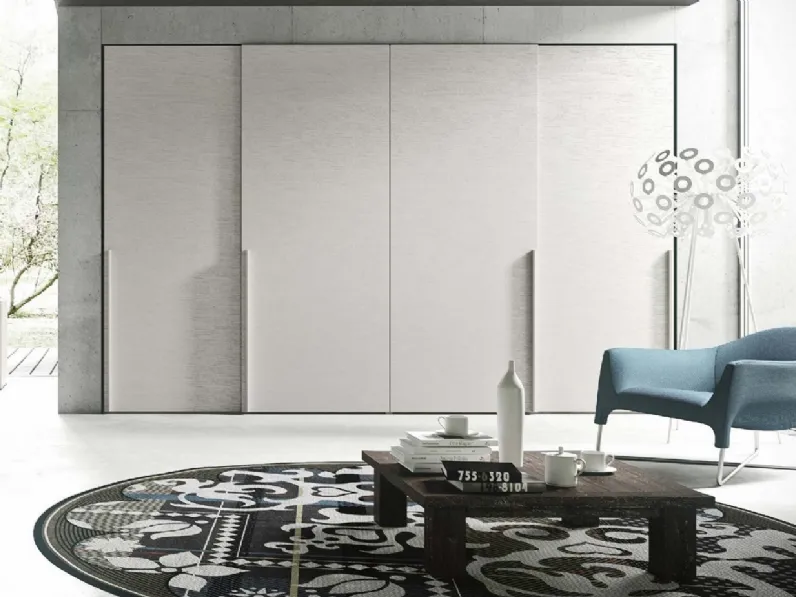 Armadio Piana Scorrevole finitura Frassino Canapa di Archimede