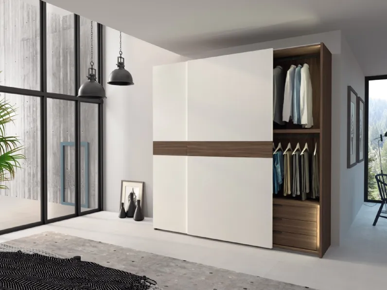 Armadio con ante scorrevoli Plan di Zanotti Mobili