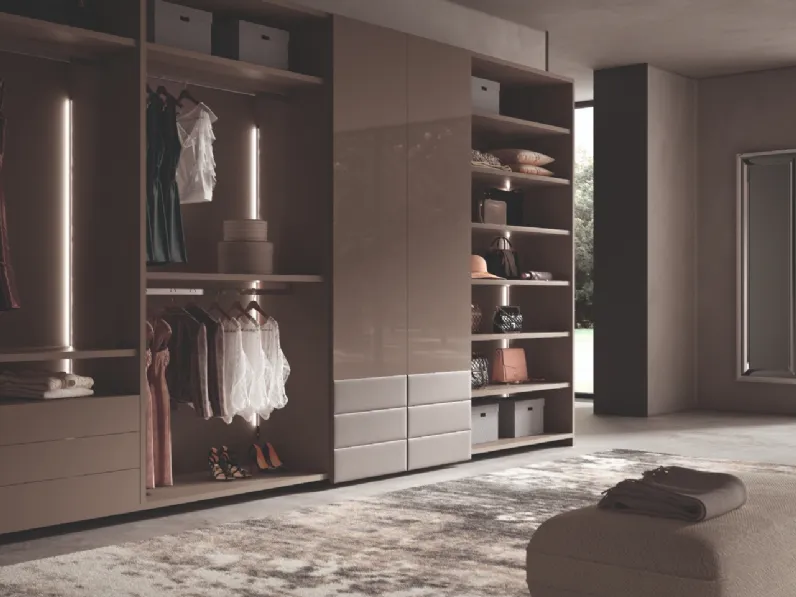 Armadio con ante battenti Rose di Ghezzani