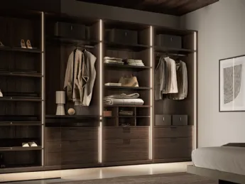 Cabina Armadio Naked effetto legno