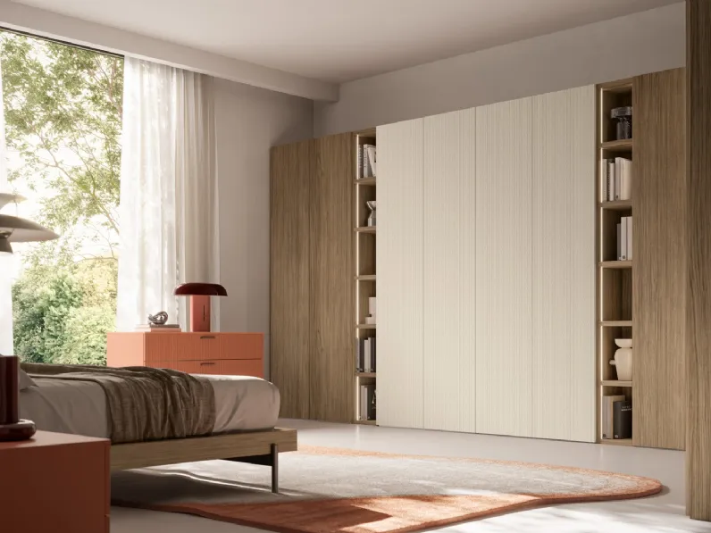 Armadio angolare Liscia Battente 03 di SantaLucia