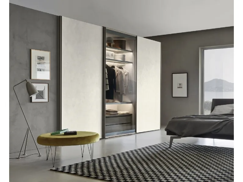 Armadio scorrevole Scrigno Materico di Sangiacomo