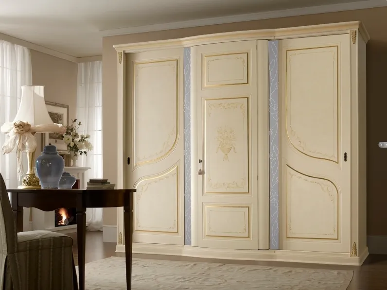 Armadio Speraldo Specchi di Patina Rosa