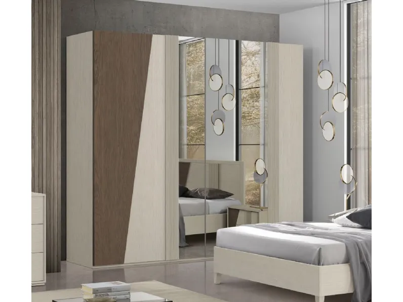 Armadio Stripes Scorrevole con specchio di Betamobili