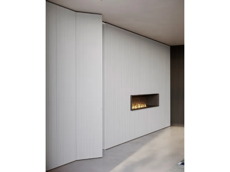 Armadio con porte a soffietto Style Quarzo di Olivieri