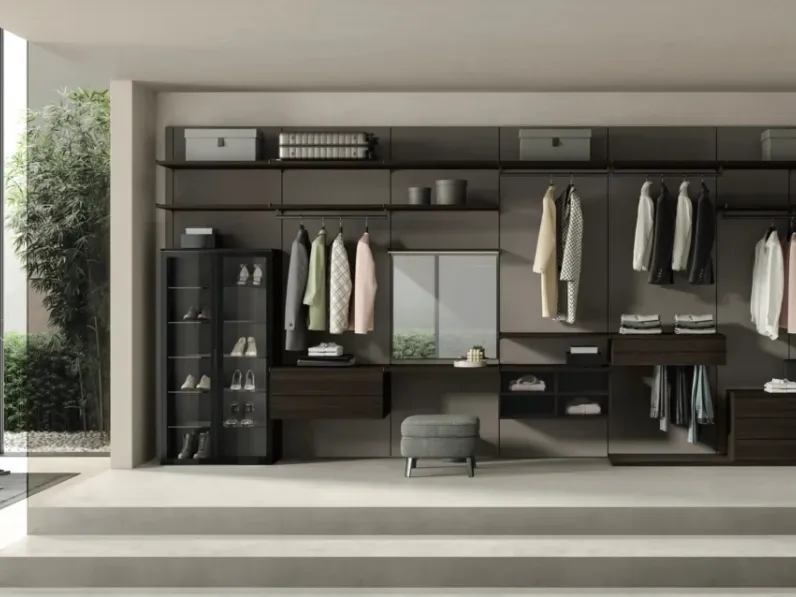 Cabina Armadio effetto legno Systema 01 di Artigianmobili