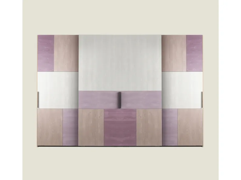 Armadio con ante scorrevoli moderno Tetris di Callesella