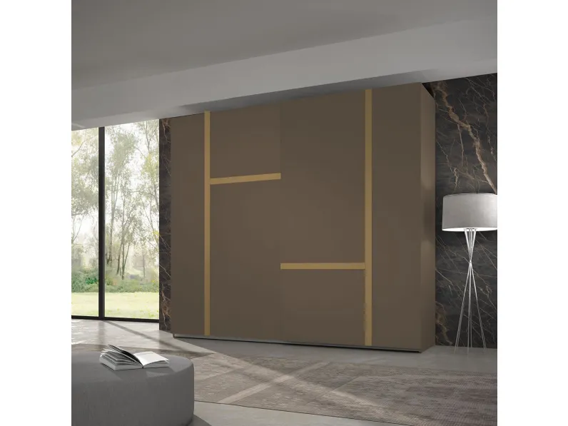 Armadio con ante scorrevoli Two 07 di Passione Italiana