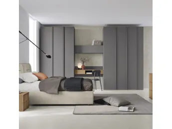L'armadio Volo M001 di Colombini Casa è un mobile essenziale e funzionale, perfetto per chi cerca un
