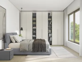 L'armadio Volo M003 di Colombini Casa offre un design moderno e lineare.