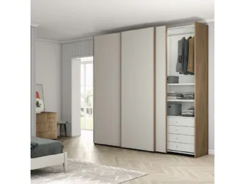 Armadio Free Volo M006 di Colombini Casa: design architettonico e funzionalità.