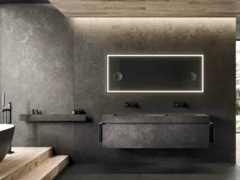 Il Mobile da Bagno sospeso 360Gradi_Concept_01 di Altamarea unisce design moderno e funzionalità per