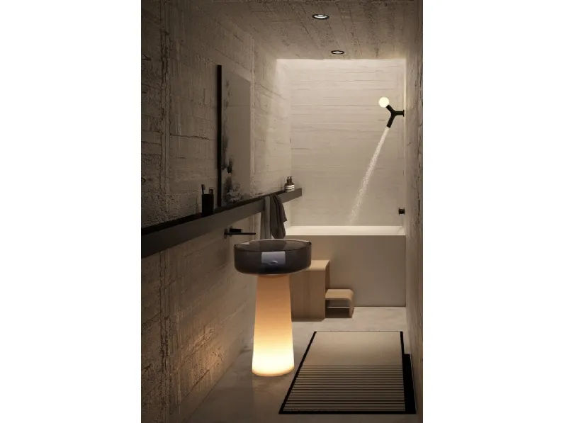 Lavabo a colonna Albume Lux di Antoniolupi