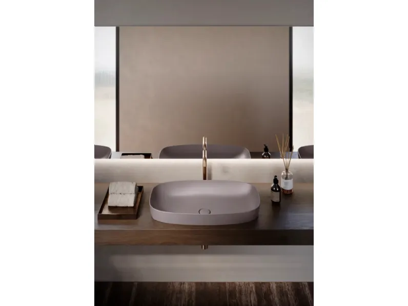 Lavabo Alvea a incasso di Ceramica Catalano