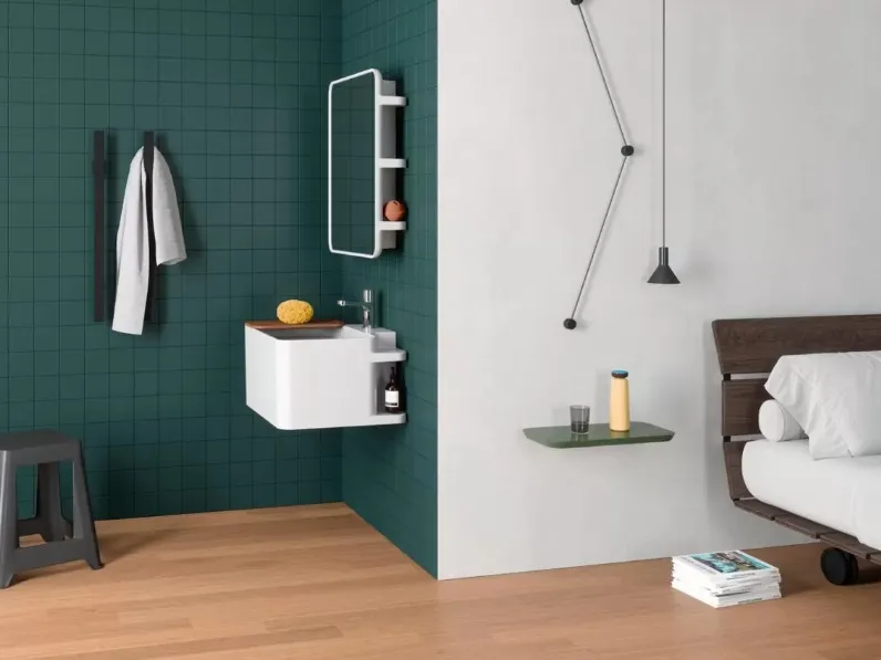 Lavabo sospeso Anfibio di Azzurra Ceramica