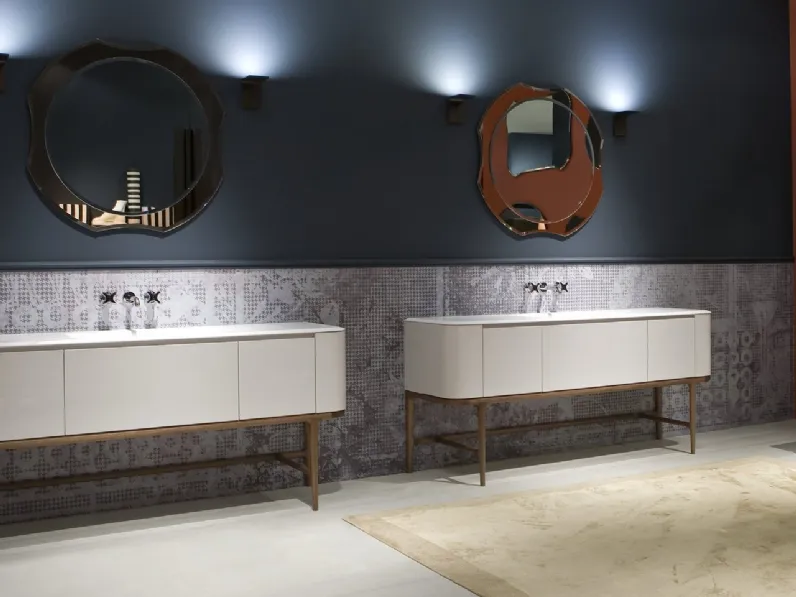 Mobile da Bagno a terra Ilbagno 02 in laccato opaco di Antoniolupi