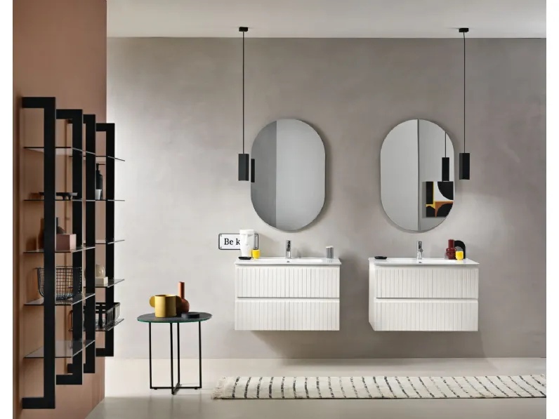 Mobile da Bagno sospeso Artico Bianco di Modo Bluelife