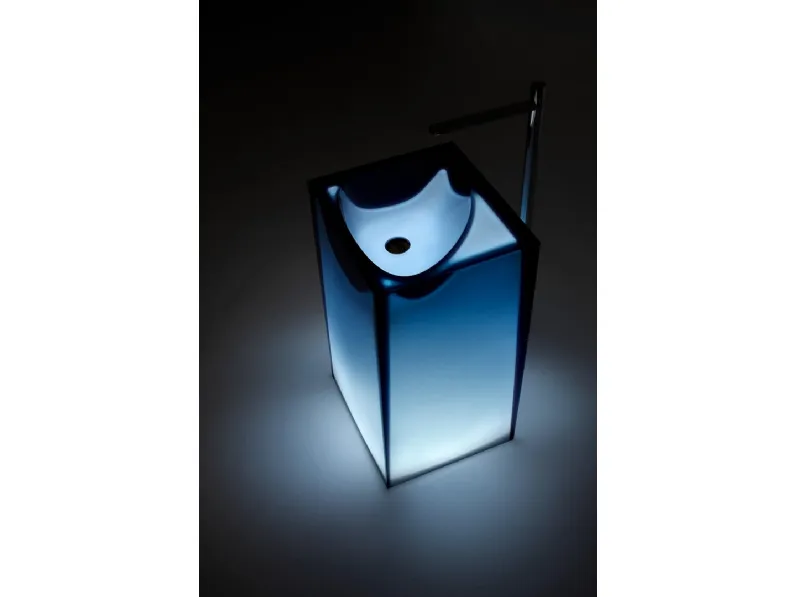 Lavabo di design in resina Cristalmood Astro di Antoniolupi