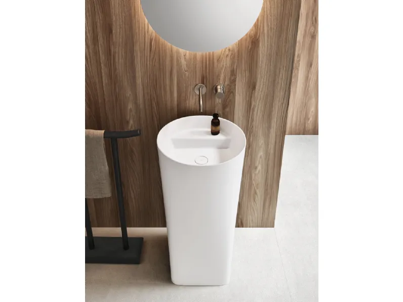 Mobile da Bagno a terra in Cristalplant Azuma 24 06 di Milldue