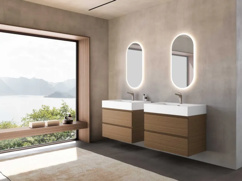Mobile da Bagno Block System Syntesi Box C23 di Baxar