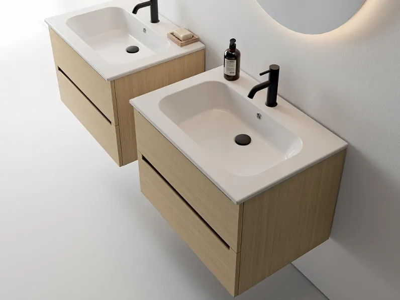 Mobile da Bagno sospeso Blocks Memphis 02 di Berloni Bagno