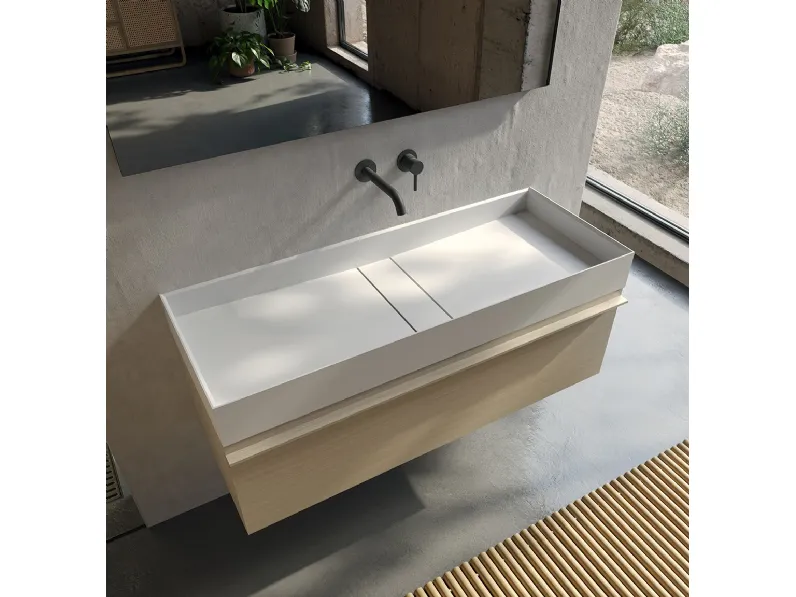 Mobile da Bagno sospeso Blocks Piani 01 di Berloni Bagno