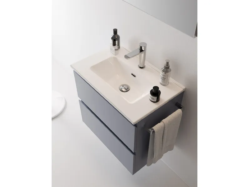 Mobile da Bagno sospeso Blocks Speed 05 di Berloni Bagno