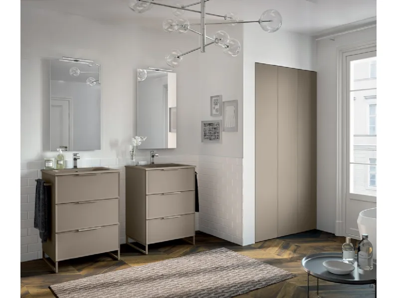 Mobile da Bagno a terra Blocks Suite 02 di Berloni Bagno