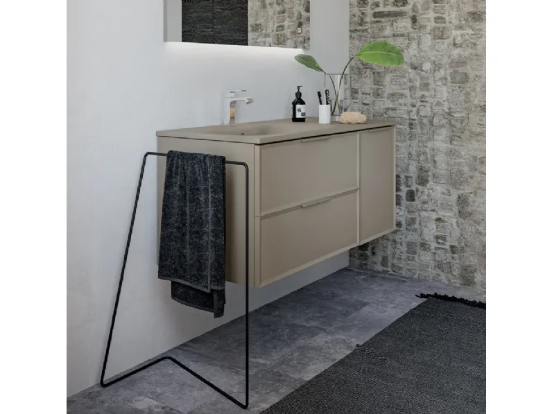 Mobile da Bagno sospeso Blocks Suite 06 di Berloni Bagno