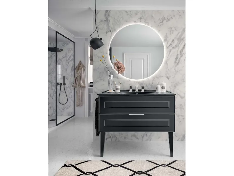 Mobile da Bagno a terra Blocks Suite Vintage 01 di Berloni Bagno