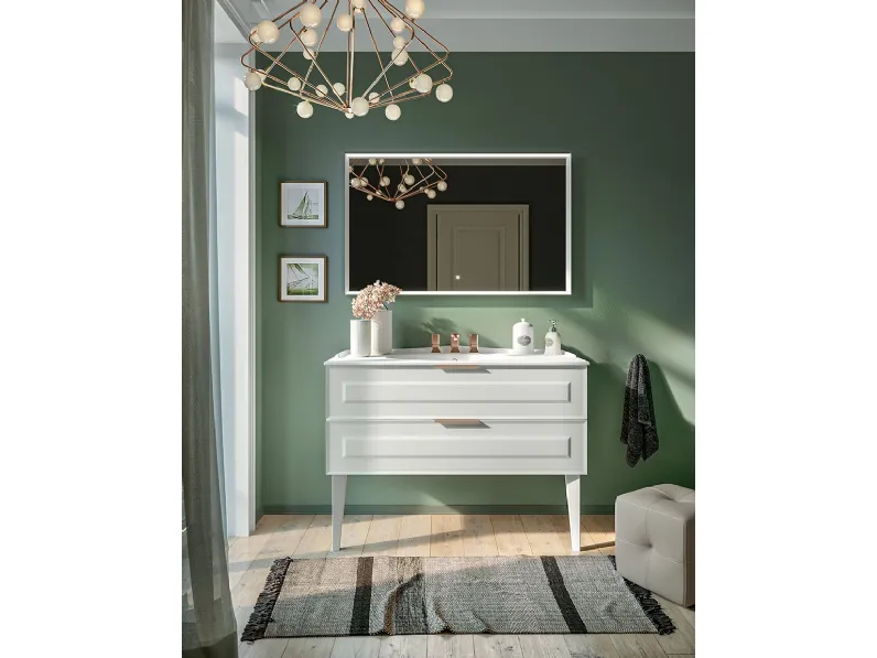 Mobile da Bagno a terra Blocks Suite Vintage 01 di Berloni Bagno