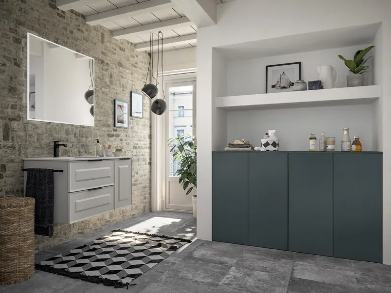Mobile da Bagno sospeso Blocks Suite Vintage 03 di Berloni Bagno