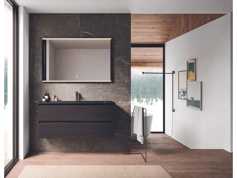 Mobile da Bagno sospeso Blocks Way 02 di Berloni Bagno