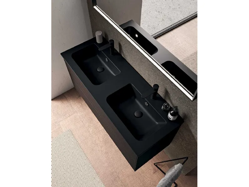 Mobile da Bagno sospeso Blocks Way 02 di Berloni Bagno