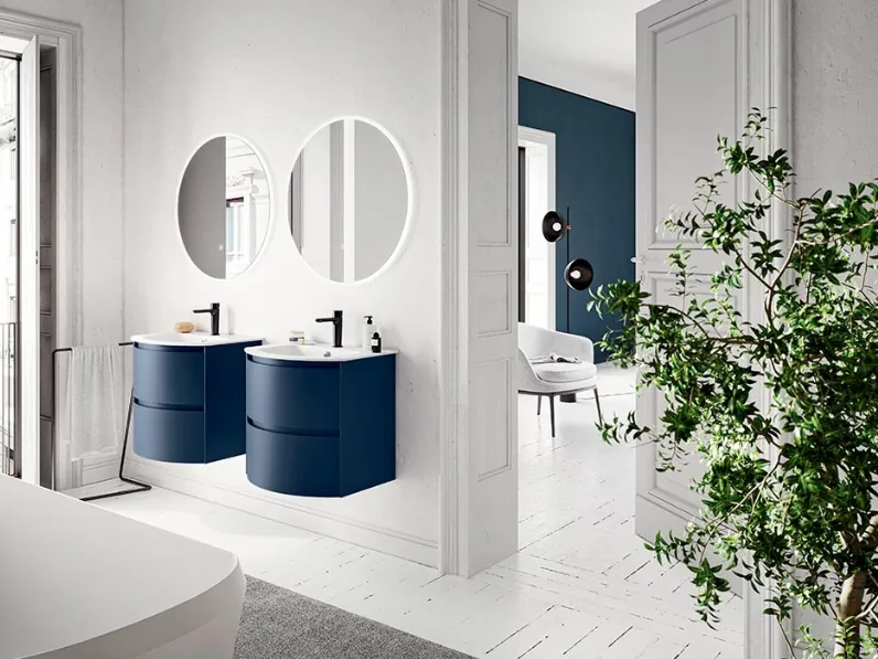 Mobile da Bagno sospeso Blocks Way Round 03 di Berloni Bagno