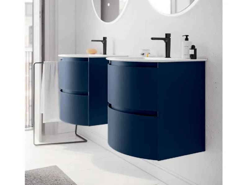 Mobile da Bagno sospeso Blocks Way Round 03 di Berloni Bagno