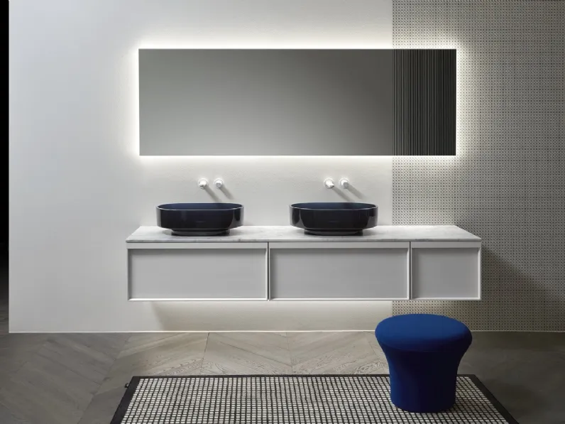 Lavabo in cristallo Borghi60 di Antoniolupi