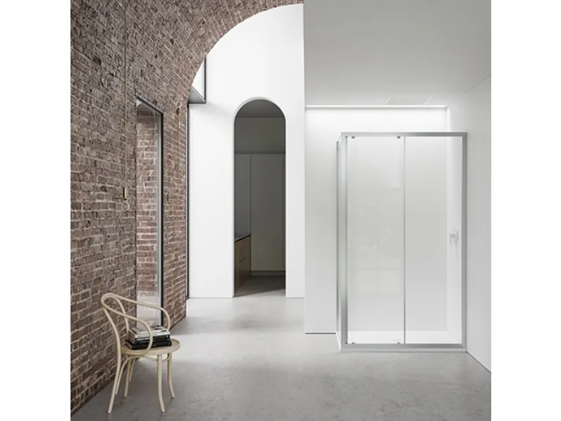 Box doccia con profili in alluminio Dino di TDA